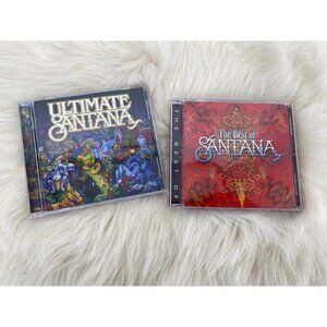 LOT OF 2 THE BEST OF SANTANA / ULTIMATE SANTANA  CD IN BOX